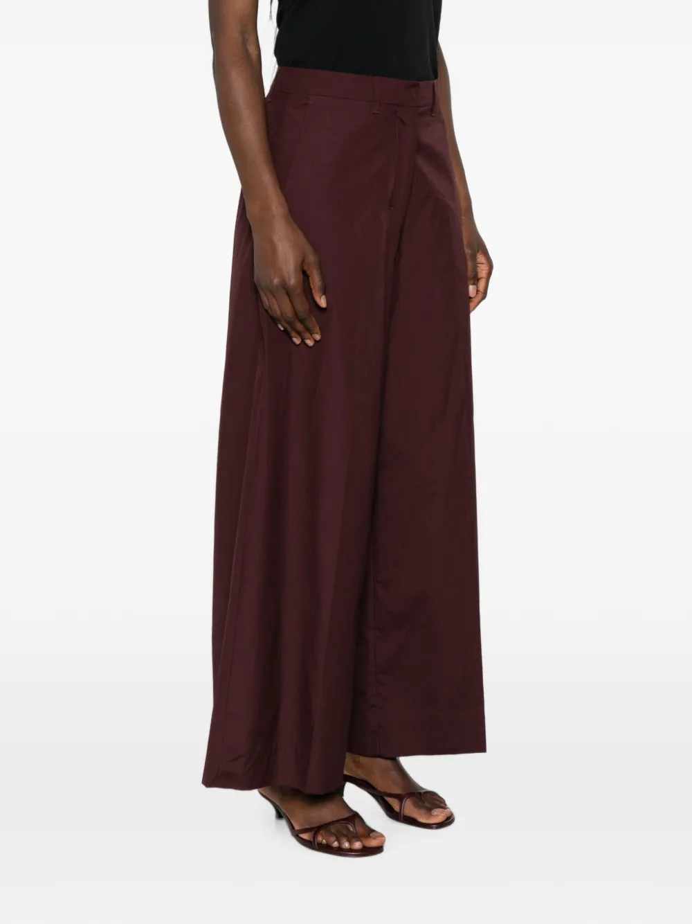 'S Max Mara Broek met wijde pijpen Paars