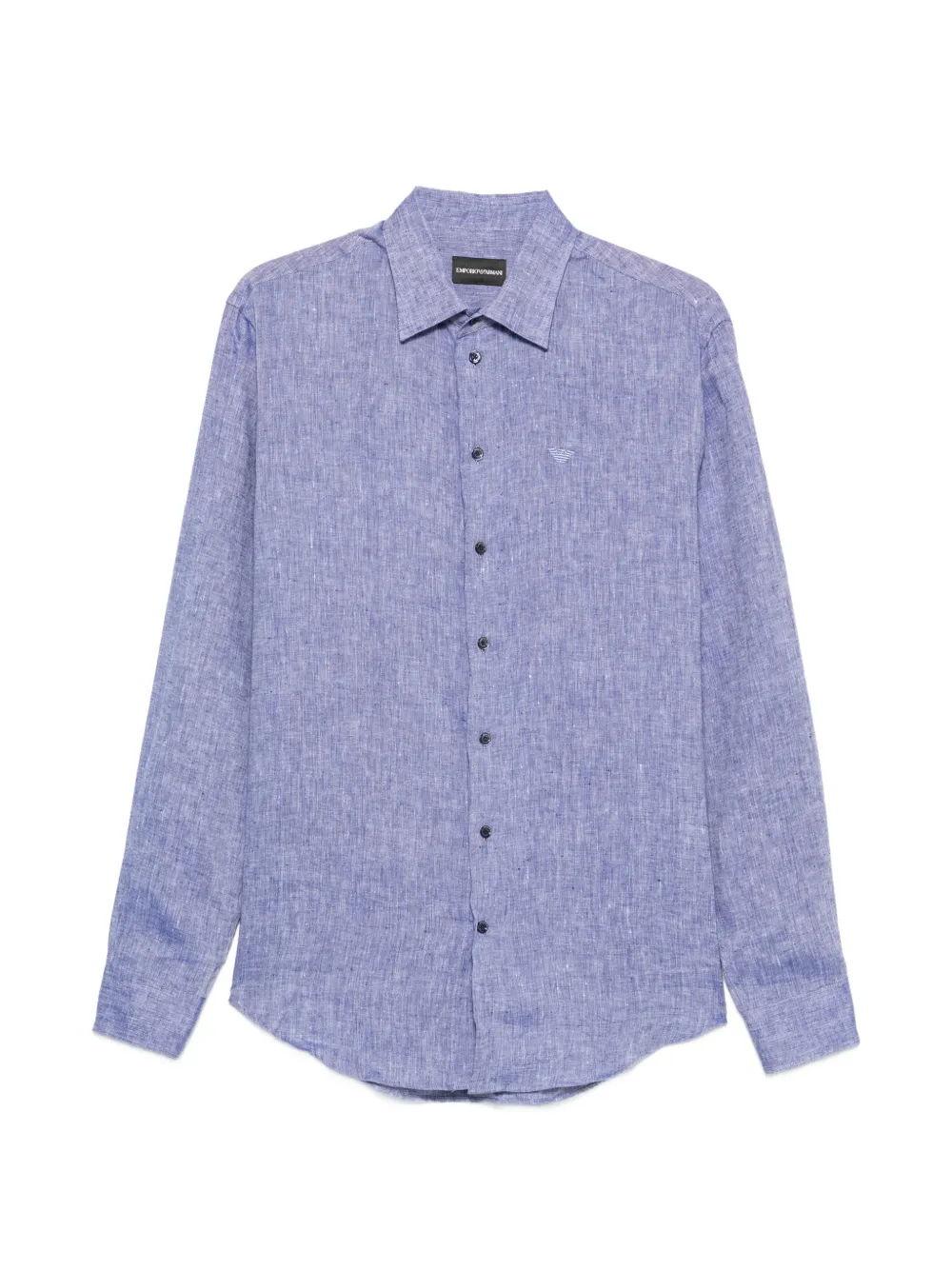 Emporio Armani Camicia con ricamo - Blu