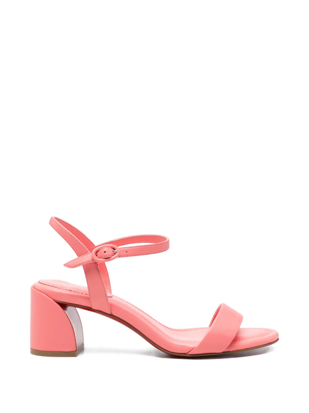 Christian Louboutin ストラップサンダル Christian Louboutin バックル レザーサンダル | ピンク | FARFETCH JP