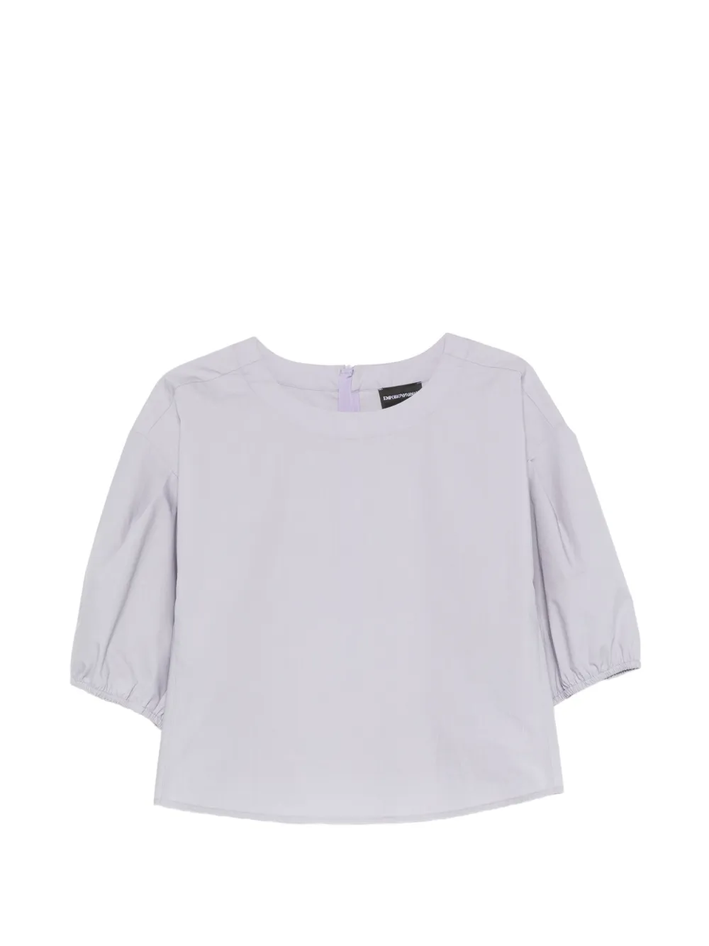 Emporio Armani puff-sleeve blouse - Viola