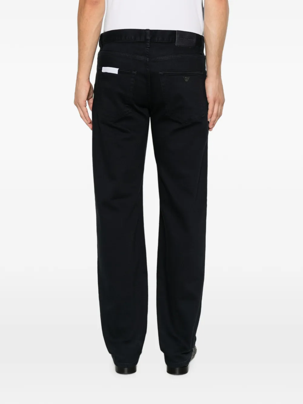 Emporio Armani Jeans met logopatch Blauw
