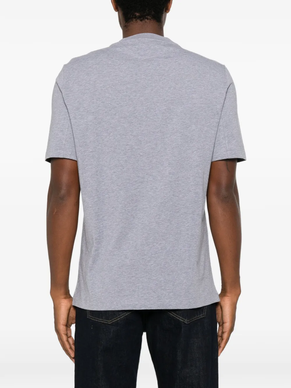 Brunello Cucinelli T-shirt met logoprint Grijs