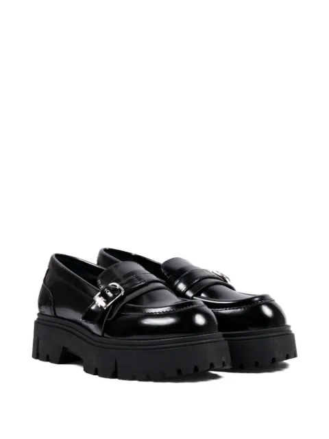 Calvin Klein Kids buckle-fastening chunky-sole loafers