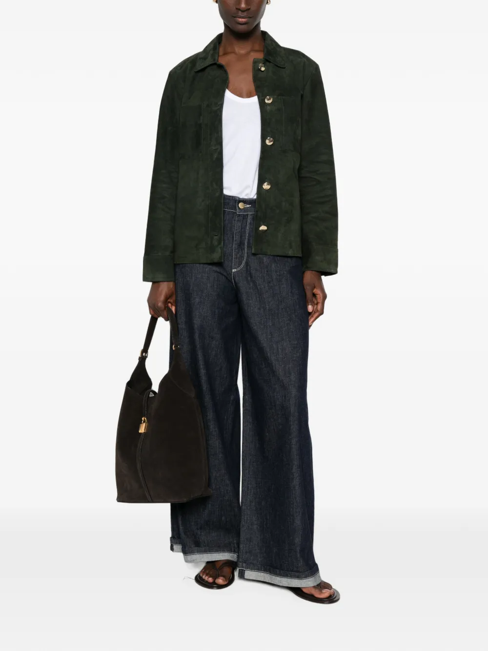 'S Max Mara Mocchio jeans met wijde pijpen Blauw