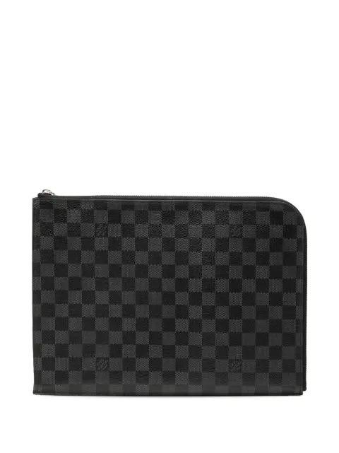 Louis Vuitton Pre-Owned 2017 Damier Graphite Pochette Jour GM clutch bag