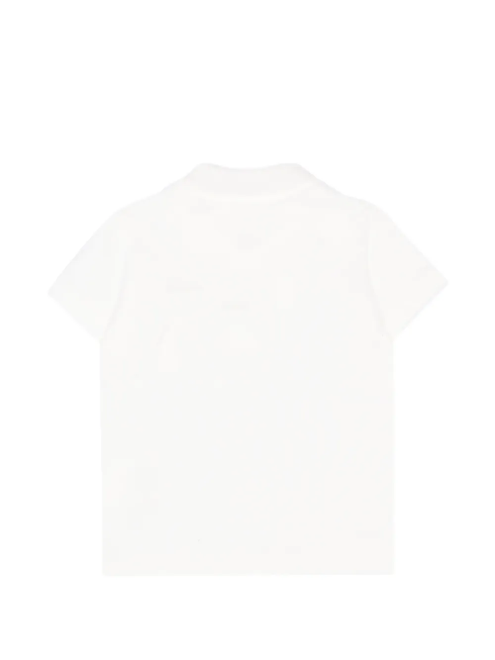 Versace Kids Poloshirt met geborduurd logo Wit
