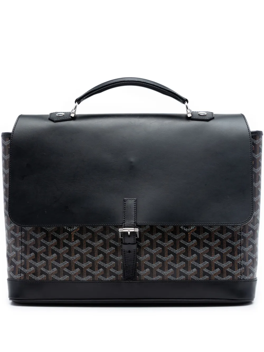 Goyard Pre-Owned 2018 Goyardine Citadin Briefcase business bag - Nero