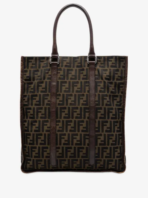 Fendi Pre-Owned tote Vertical de lona Zucca 2000-2010