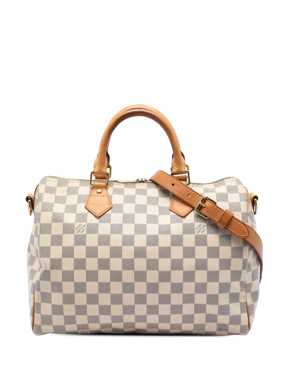 Louis Vuitton Pre-Owned 2013 Damier Azur Speedy Bandouliere 30 satchel - Blu