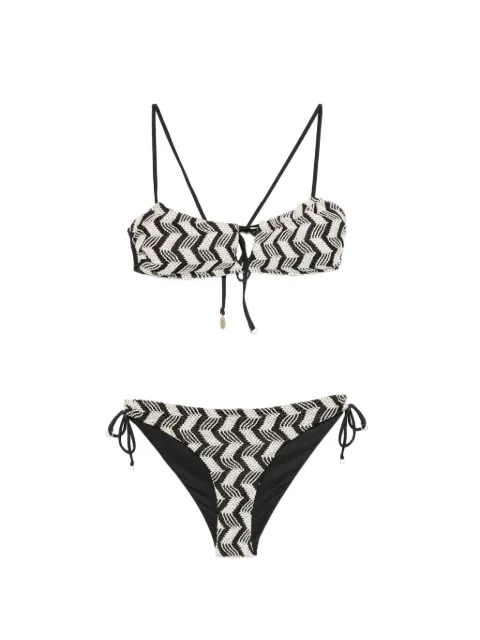 COTAZUR bikini de punto chevron