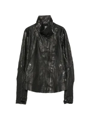 Carol Christian Poell Prosthetic Leather Jacket | Grey | FARFETCH