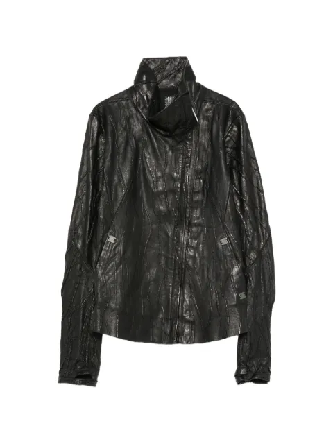 Isaac Sellam Experience crinkled leather jacket