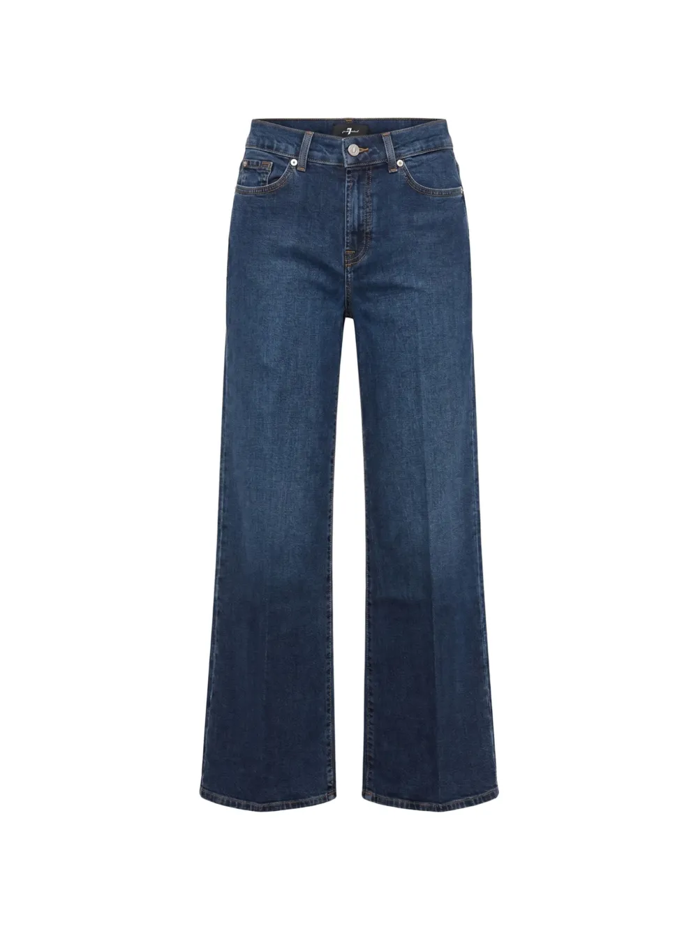 7 For All Mankind button-fastening straight-leg jeans - Blu