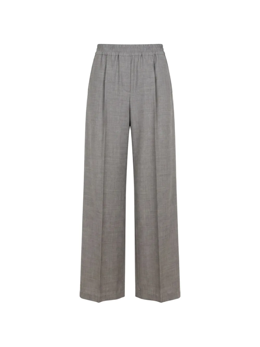 Brunello Cucinelli Pleated Elasticated-waist Trousers In Burgundy