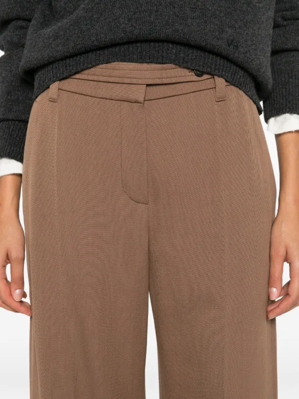 Brunello Cucinelli ワイドパンツ | ブラウン | FARFETCH JP