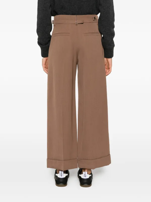 Brunello Cucinelli ワイドパンツ | ブラウン | FARFETCH JP