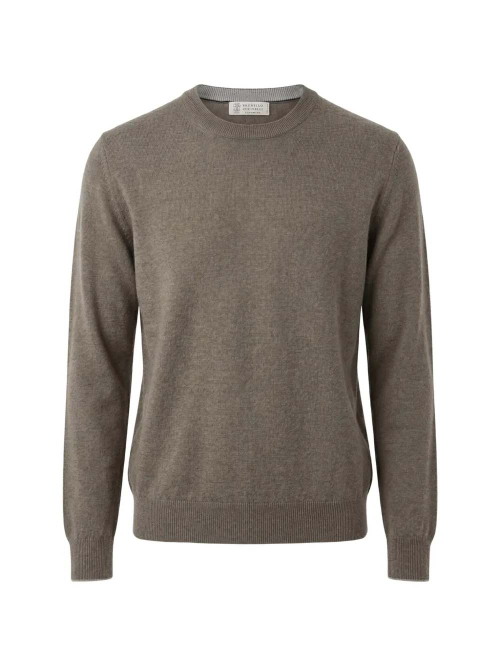 Brunello Cucinelli cashmere crew-neck sweater - Verde