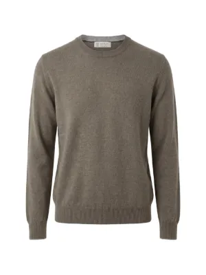 Brunello Cucinelli Vネックカシミヤセーター | ブラウン | FARFETCH JP