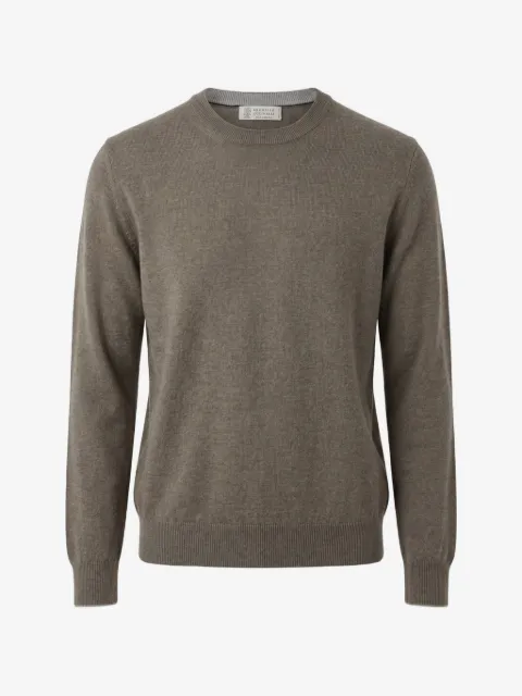 Brunello Cucinelli cashmere crew-neck sweater