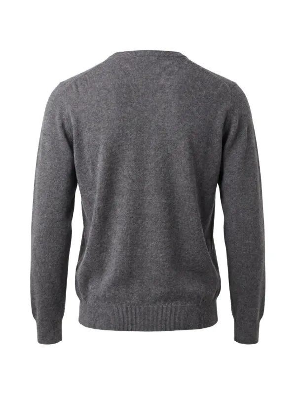 Brunello Cucinelli V-neck Sweater | Grey | FARFETCH MY