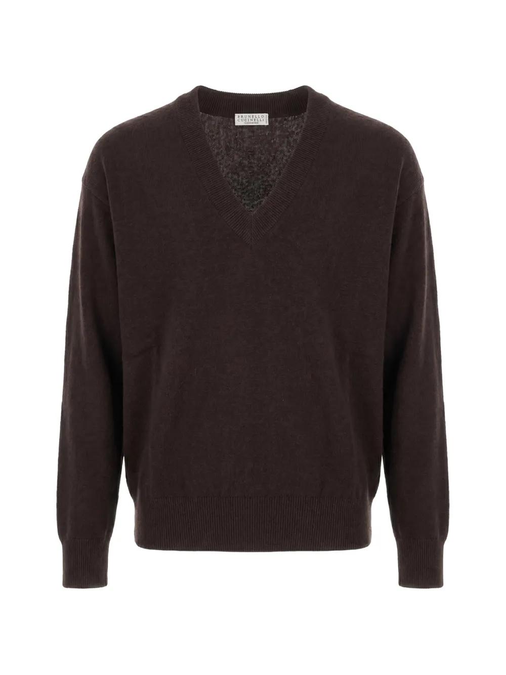 Brunello Cucinelli V-neck sweater - Marrone