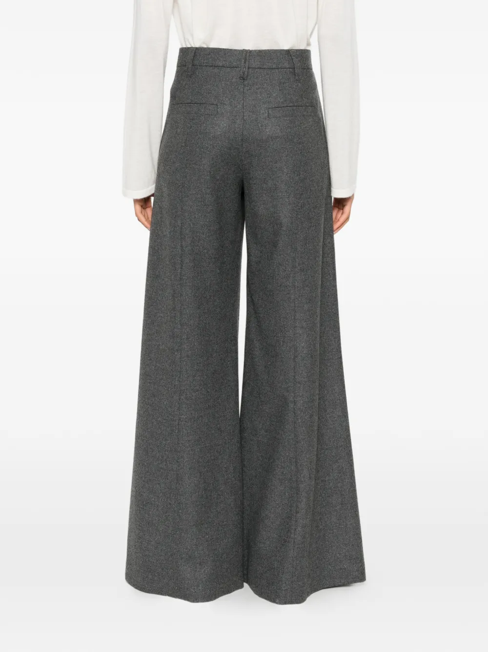 Brunello Cucinelli Geplooide broek Grijs