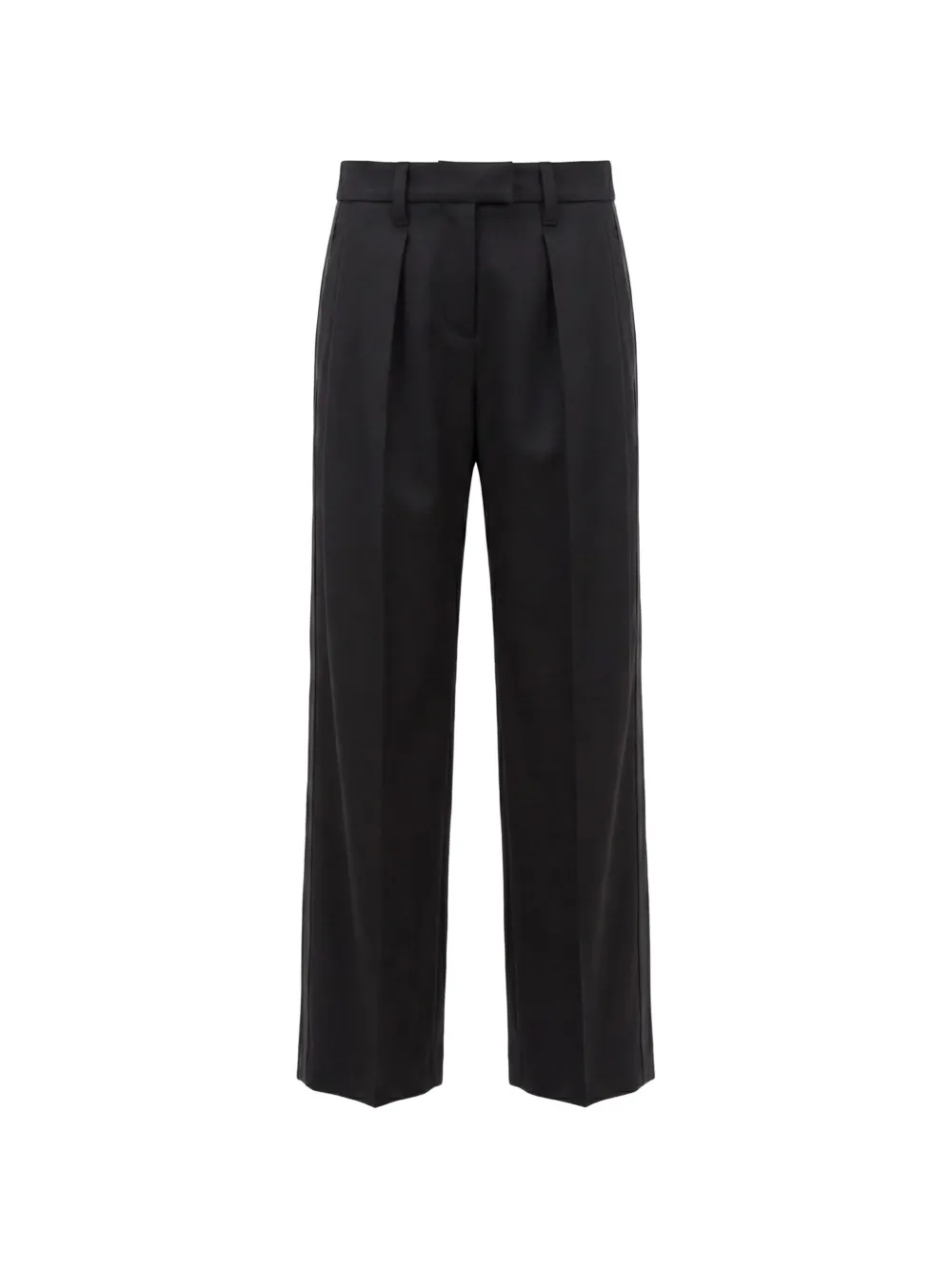 Brunello Cucinelli pleated wool trousers - Schwarz