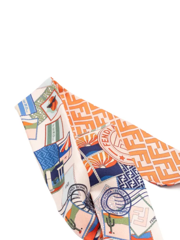 FENDI Wrappy Scarf | Orange | FARFETCH
