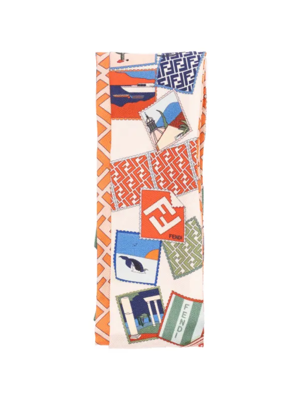 FENDI Wrappy Scarf | Orange | FARFETCH