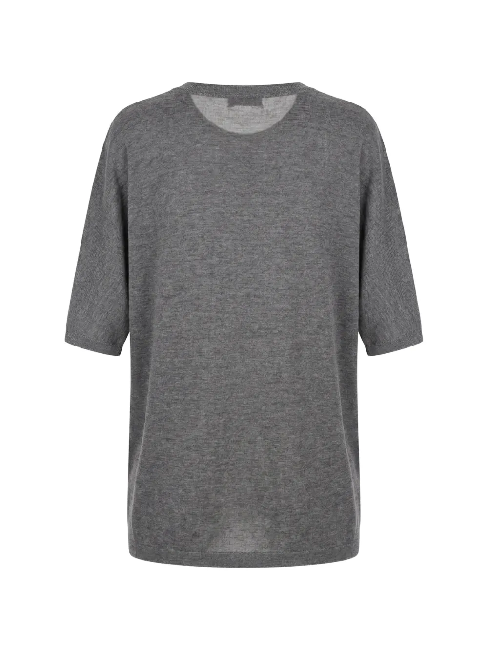 Brunello Cucinelli Kasjmier T-shirt Grijs