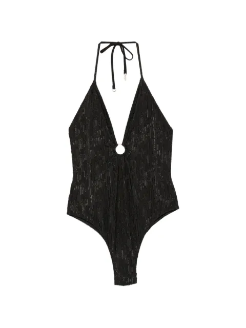 COTAZUR bañador texturizado con cuello halter
