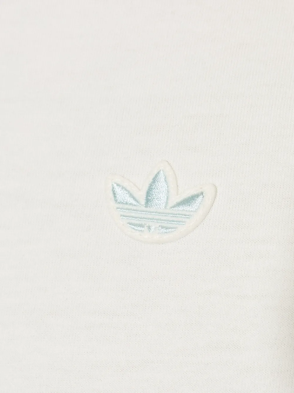 adidas T-shirt met raglan mouwen en geborduurd logo Beige