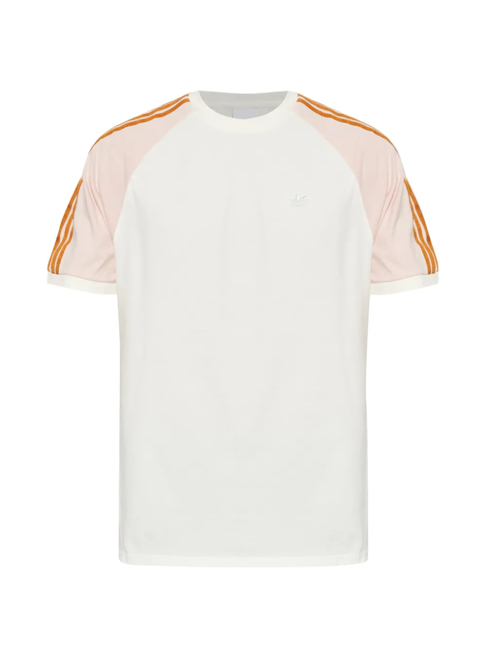 adidas raglan-sleeve logo-embroidered T-shirt - Toni neutri