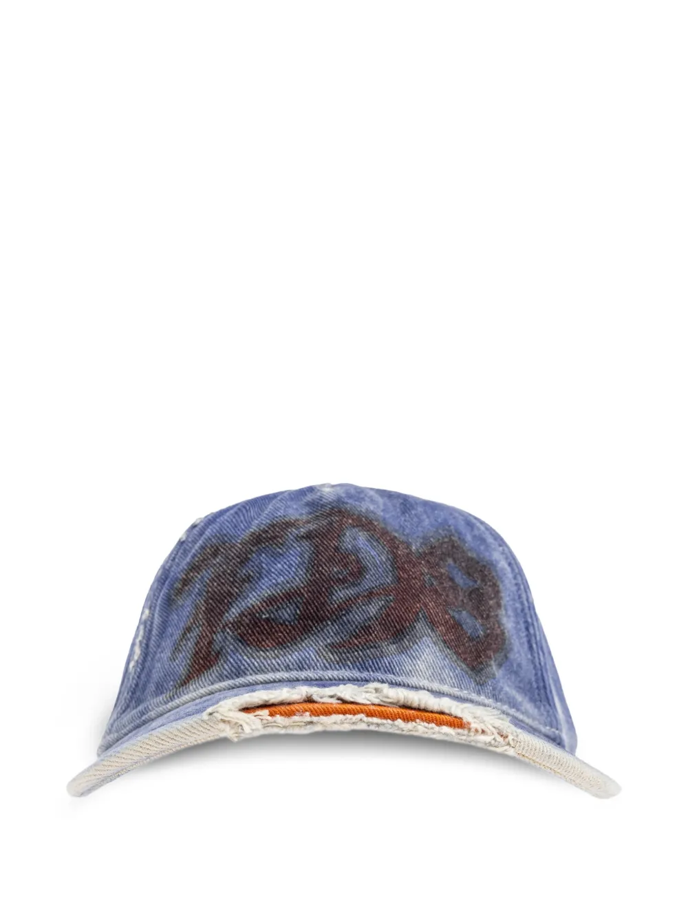 Diesel C-7D8 logo-detail cap - Blu