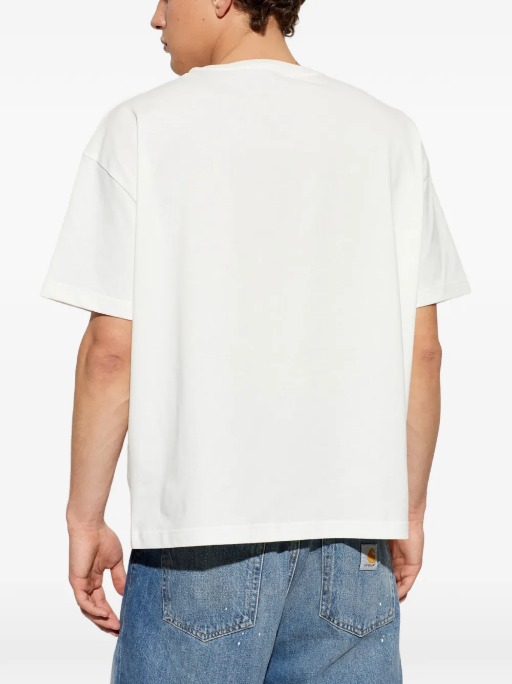 A.P.C. x FRGMT T-shirt met geometrische print Wit