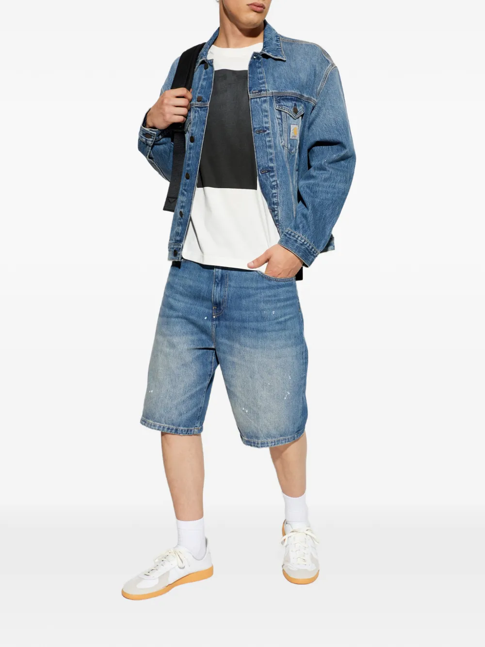 A.P.C. x FRGMT T-shirt met geometrische print Wit