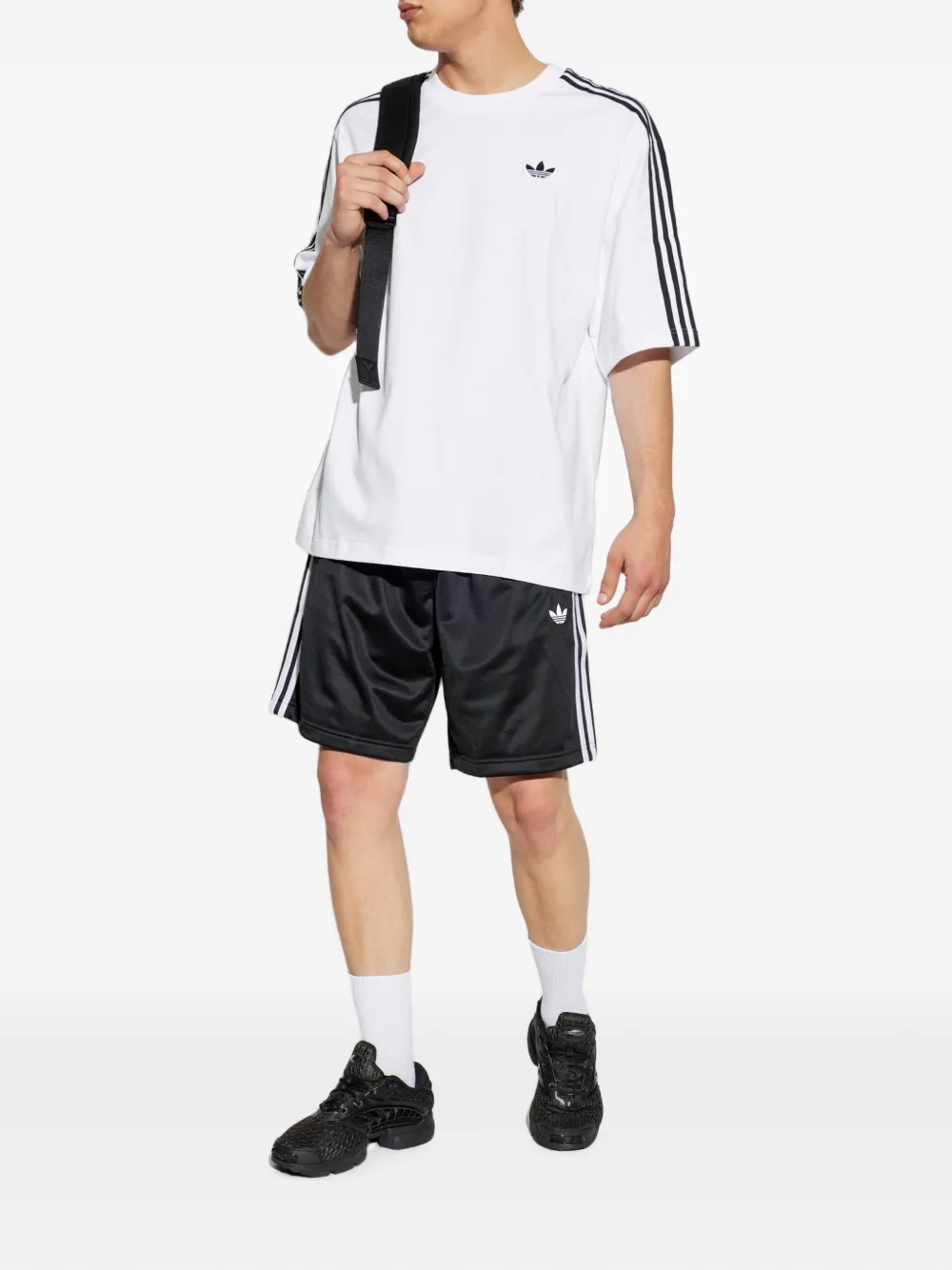 adidas 3-Stripes Adicolor T-shirt Wit
