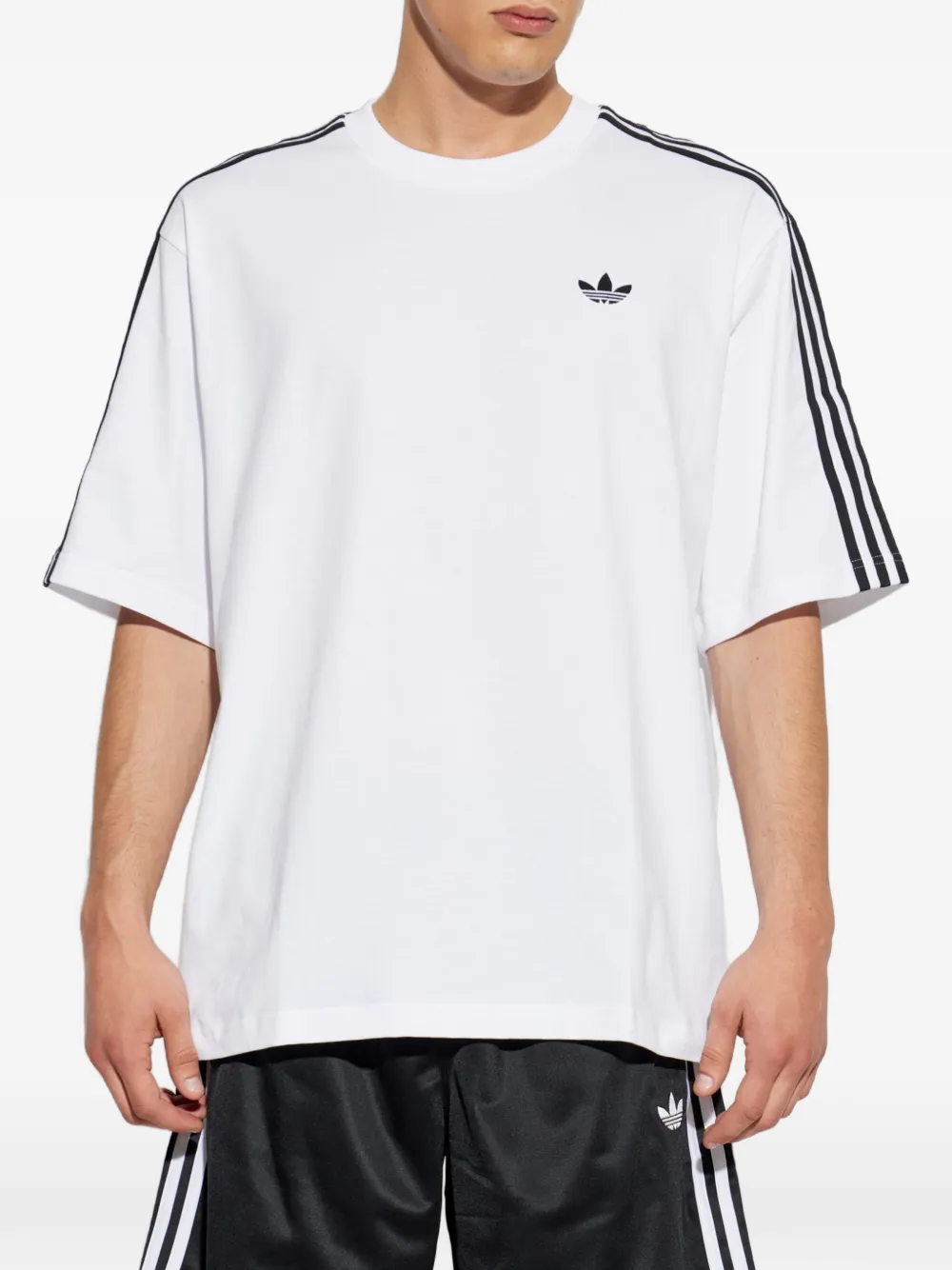 adidas 3-Stripes Adicolor T-shirt Wit