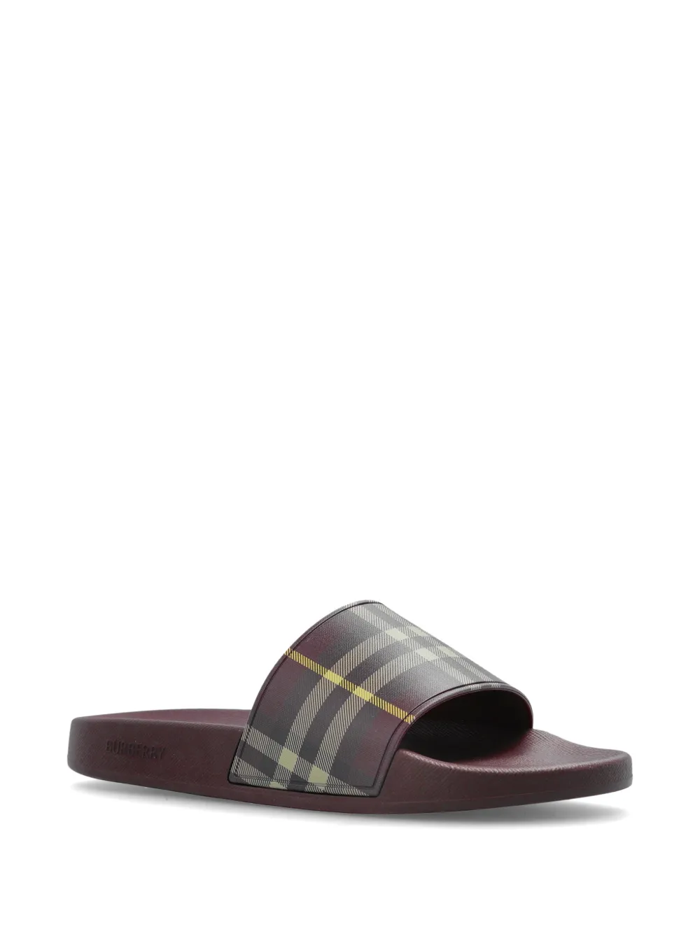 Burberry Furley check-print sandals Rood
