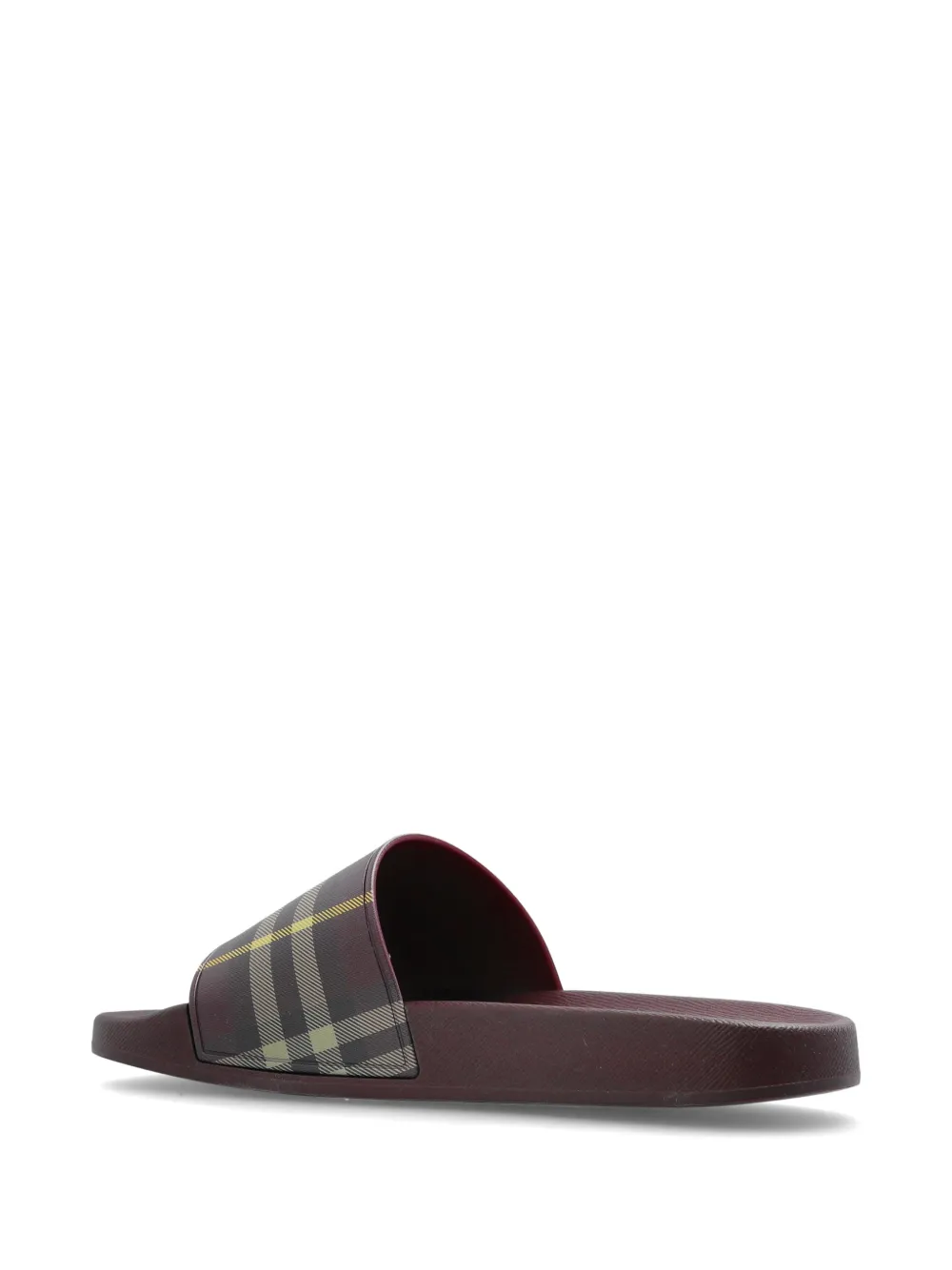 Burberry Furley check-print sandals Rood