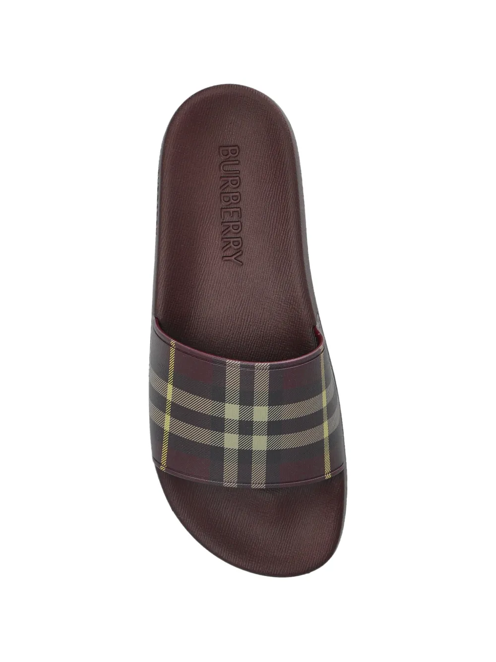 Burberry Furley check-print sandals Rood