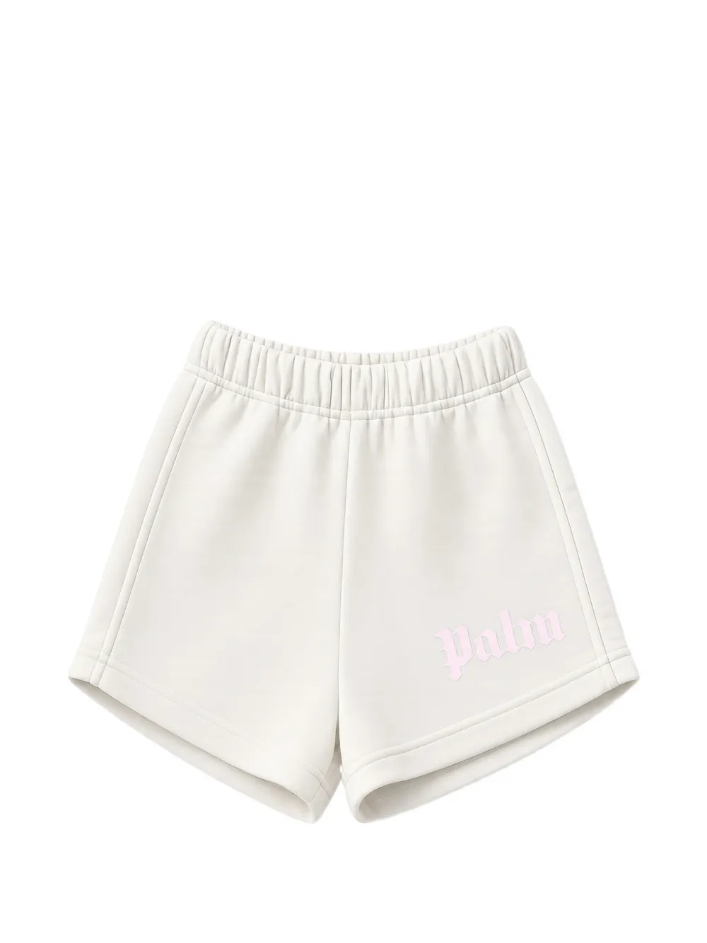 Palm Angels Kids Shorts met logoprint Beige