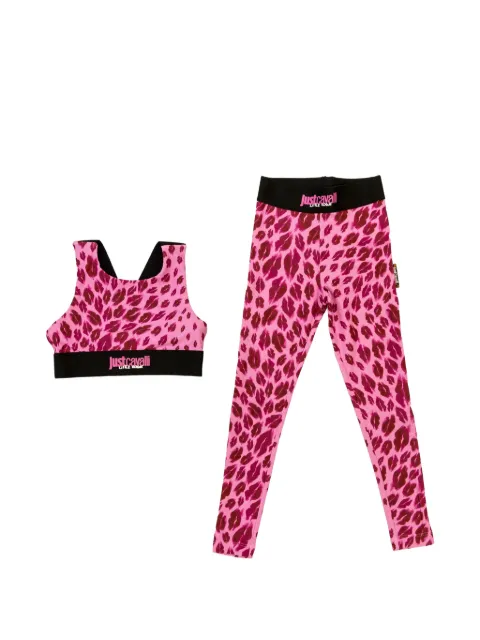 Just Cavalli lip-print tracksuit