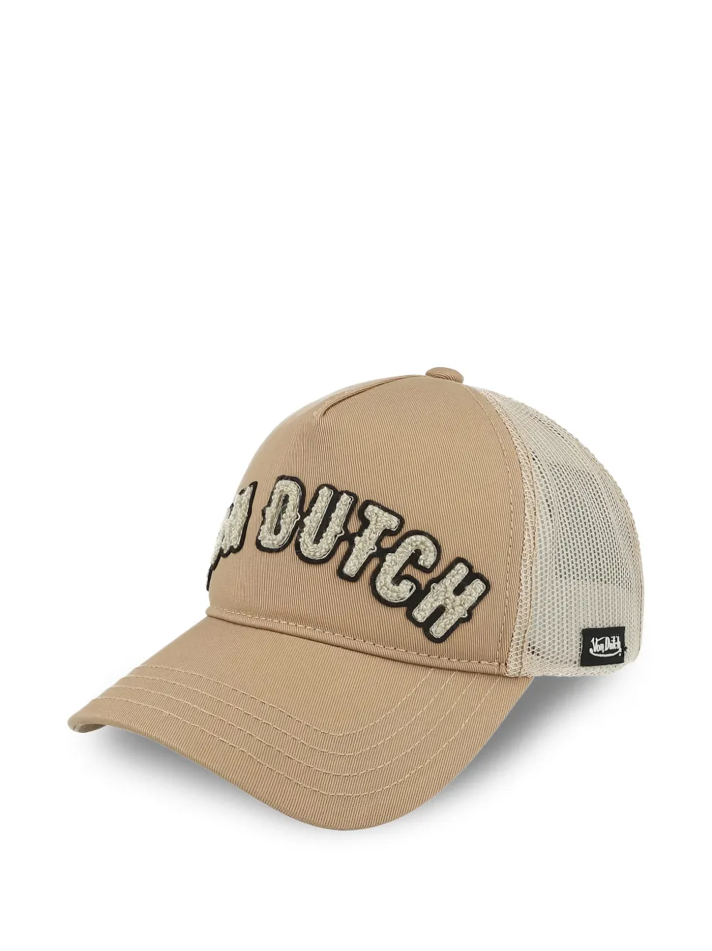 Von Dutch Buckl M Logo-patch Cap In Brown