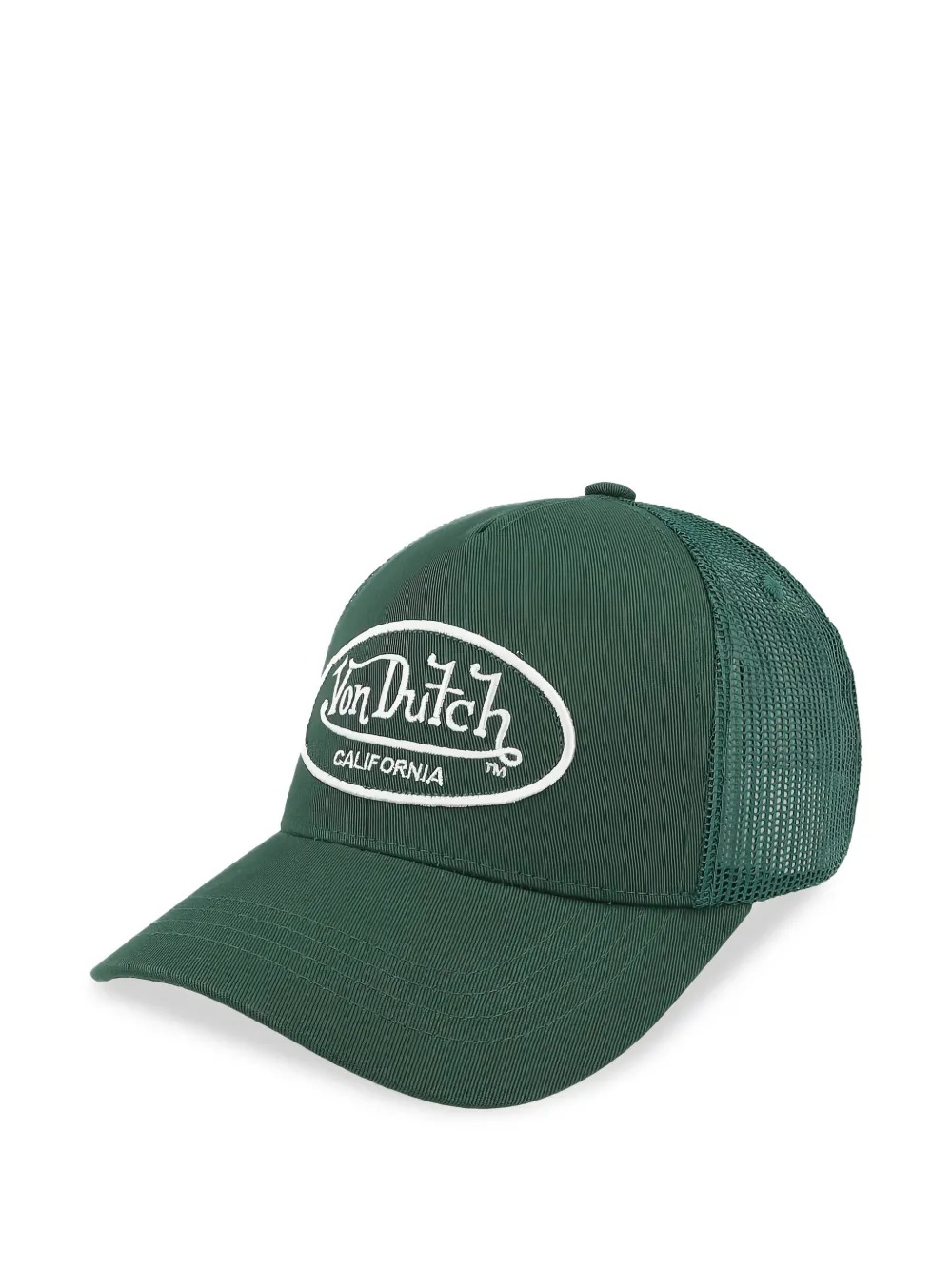 Von Dutch logo-patch mesh-panel cap - Verde