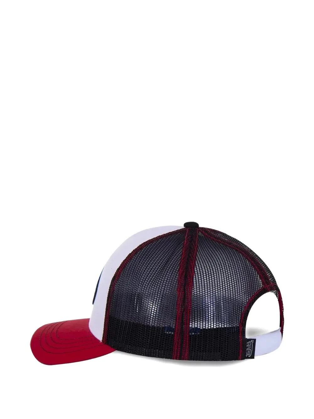 Von Dutch Logo-patch Mesh-panel Cap In Black