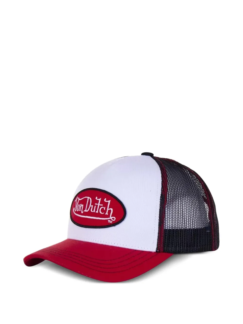 Von Dutch logo-patch mesh-panel cap - Bianco