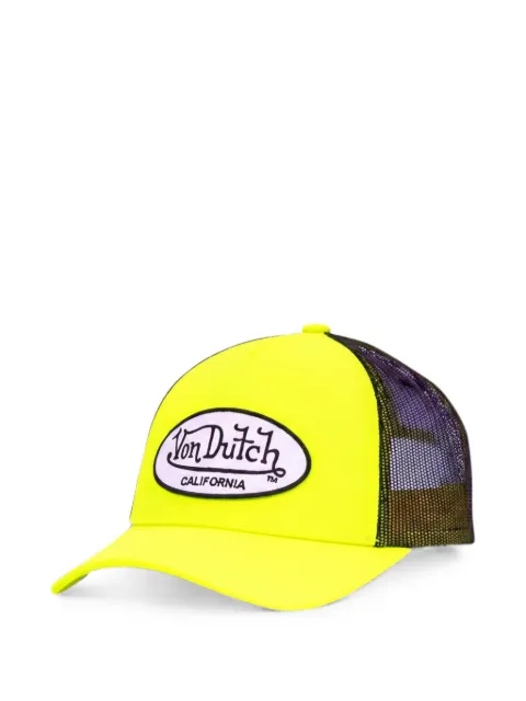 Von Dutch logo-patch mesh-panel cap