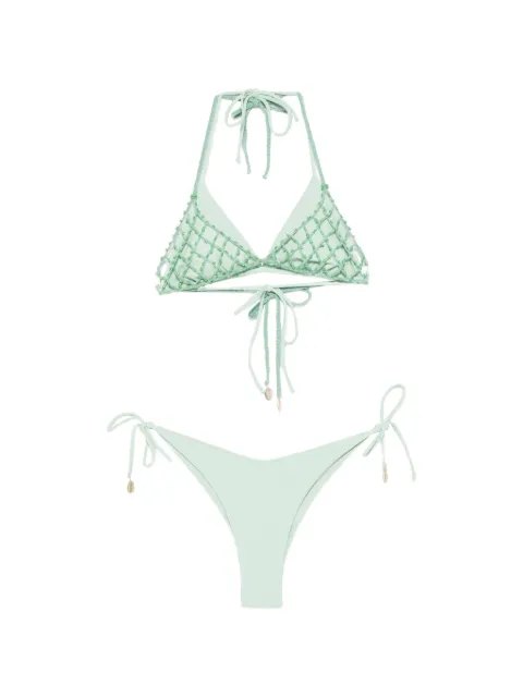 COTAZUR bikini de ganchillo con cuentas