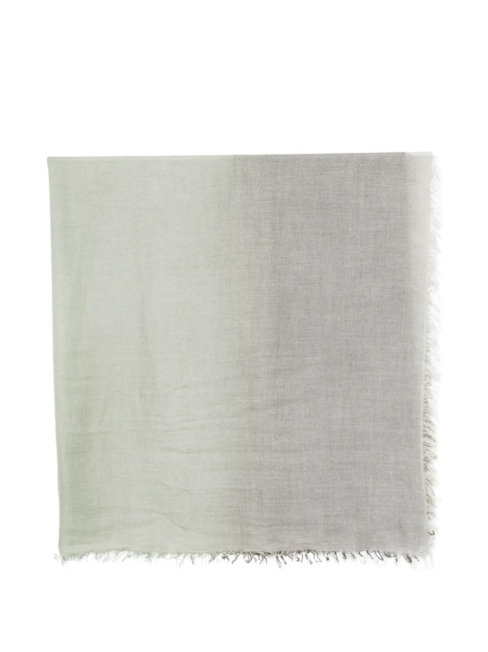 Faliero Sarti Enrichetta frayed scarf - Verde